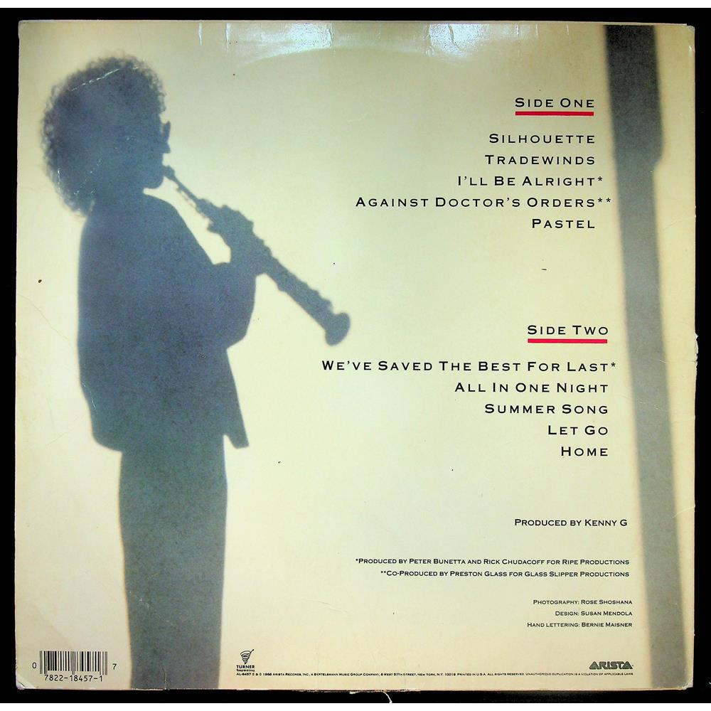EBOND Kenny G - Silhouette Vinile V053035