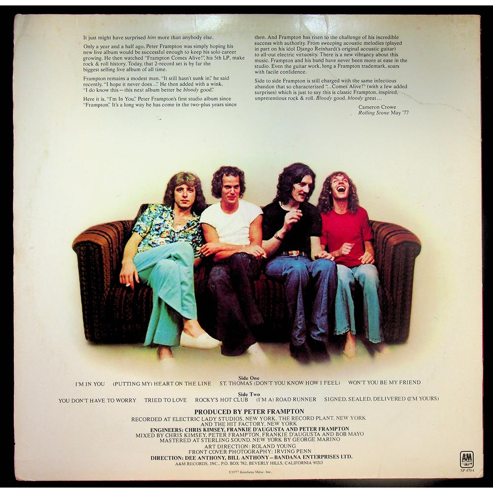 EBOND Peter Frampton - I'm In You Vinile V053040