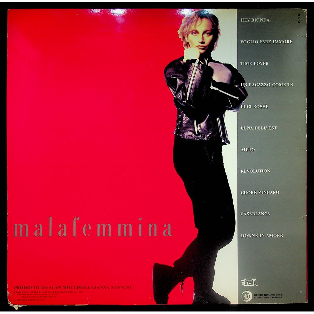 EBOND Gianna Nannini - Malafemmina Vinile V053114