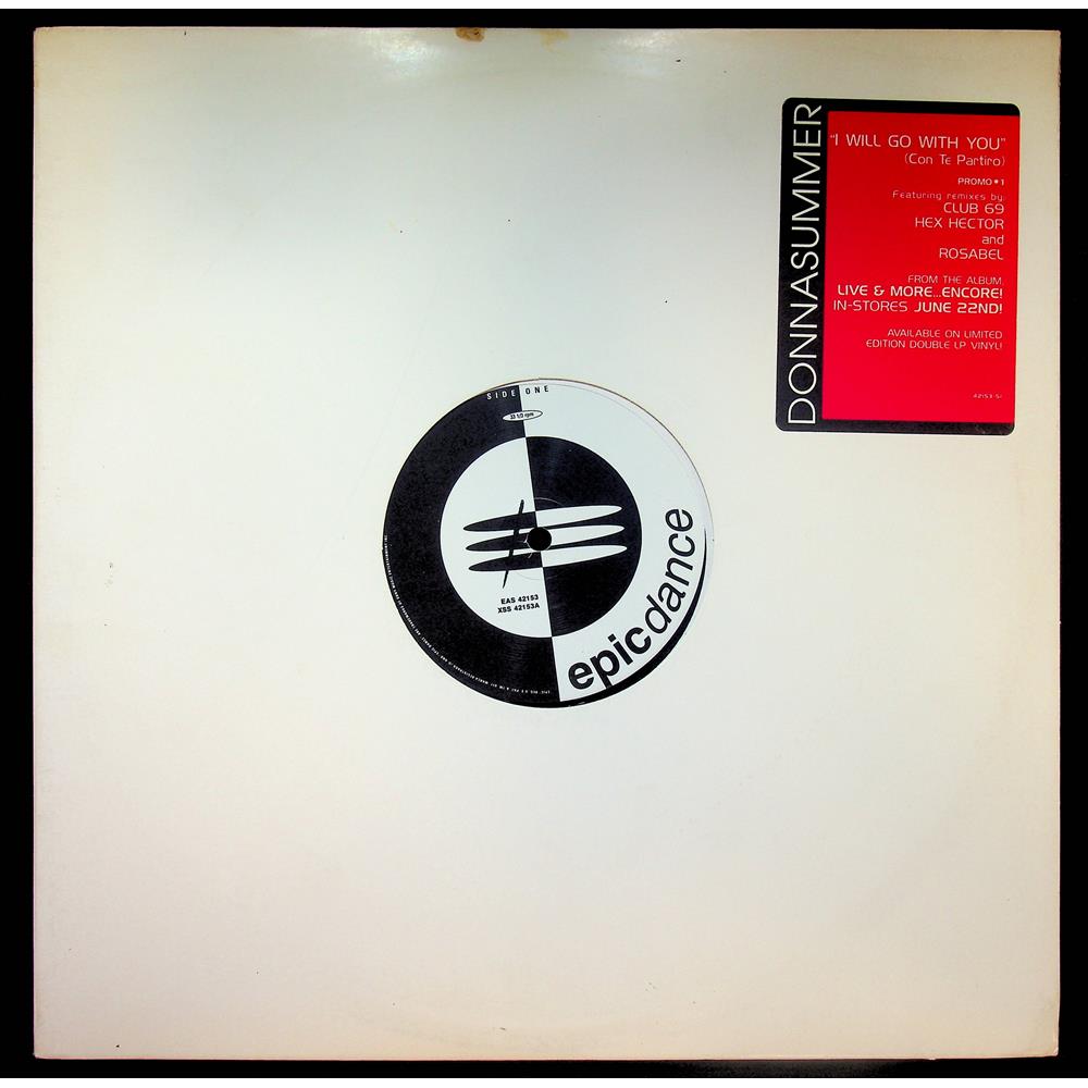 EBOND Donna Summer - I Will Go With You (Con Te Partiro) (Promo #1) Vinile V054020