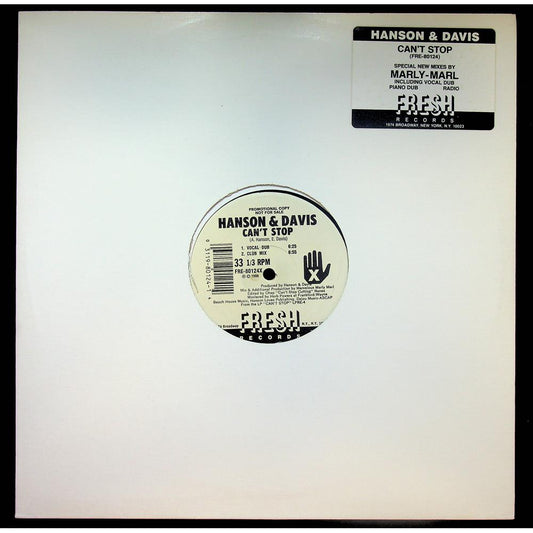 EBOND Hanson & Davis - Can't Stop Vinile V054035