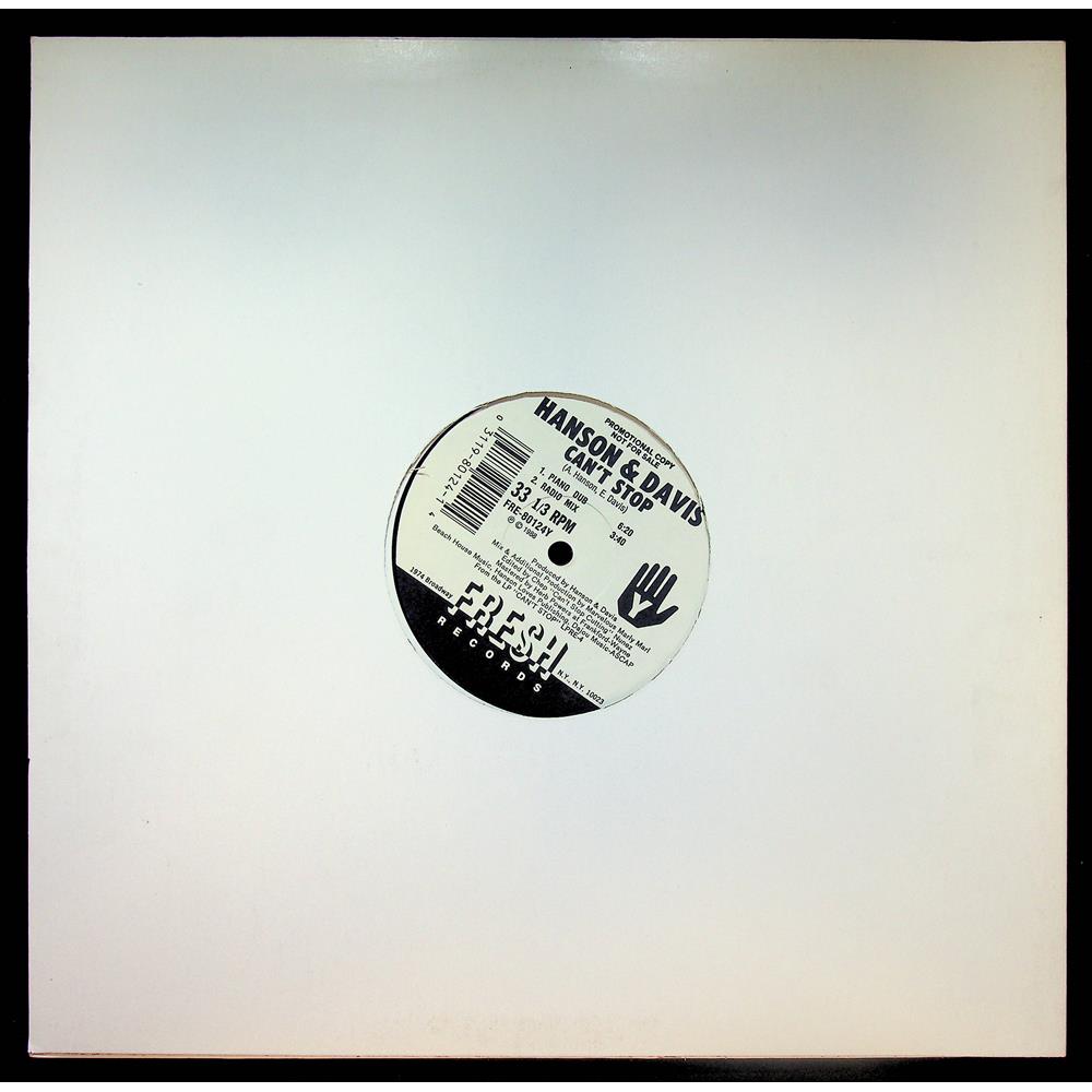 EBOND Hanson & Davis - Can't Stop Vinile V054035
