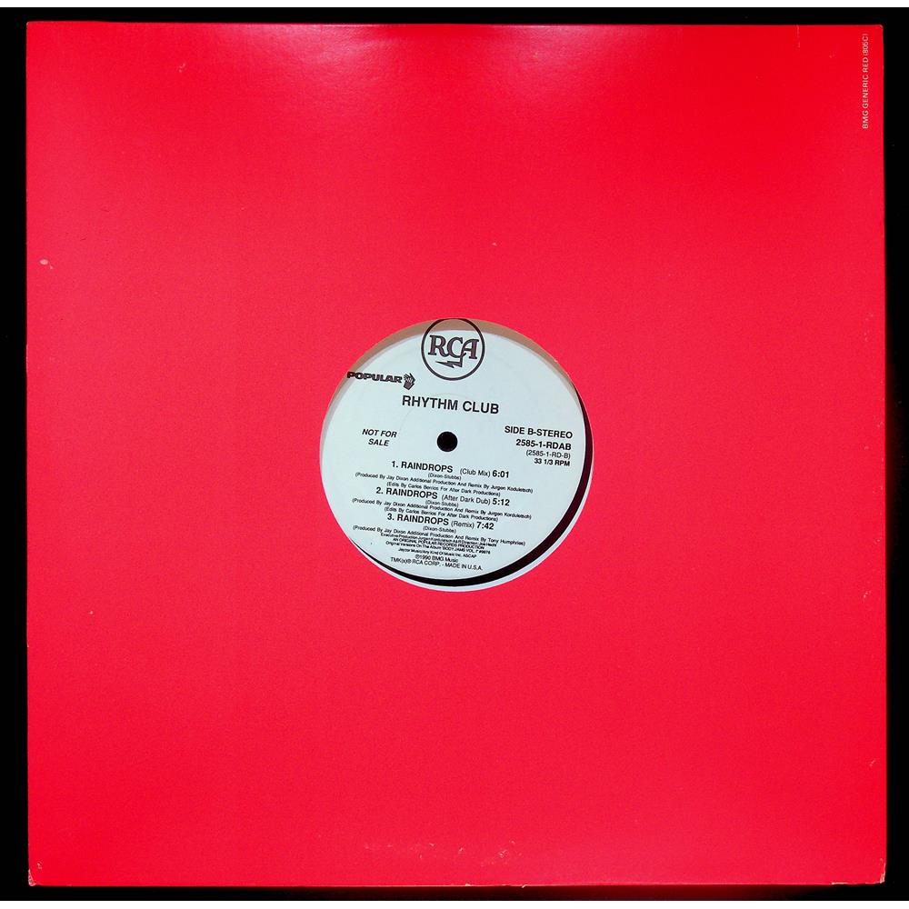 EBOND Rhythm Club - Raindrops - promo Vinile V054059