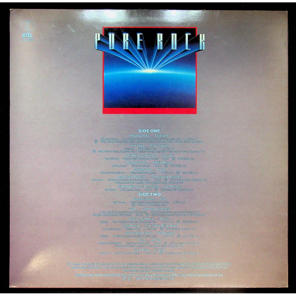 EBOND Various - Pure Rock Vinile V054084