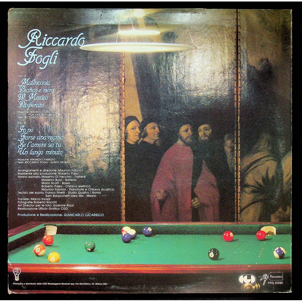 EBOND Riccardo Fogli - Campione Vinile V055003