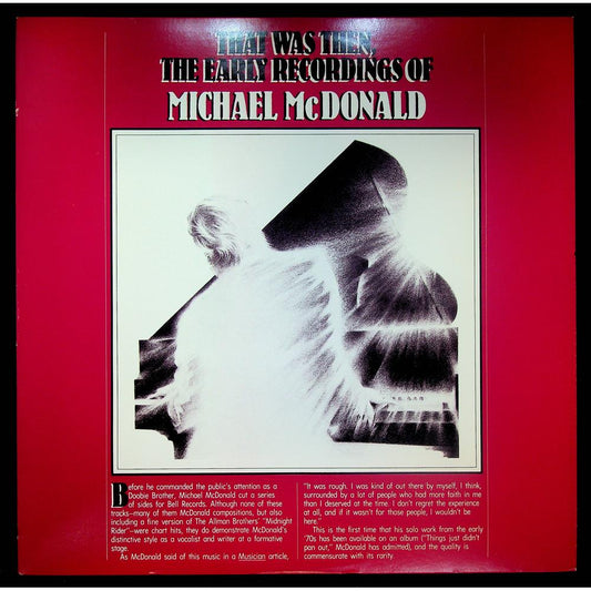 EBOND Michael McDonald - That Was Then, The Early Recordings Of Michael McDonald Vinile V055028