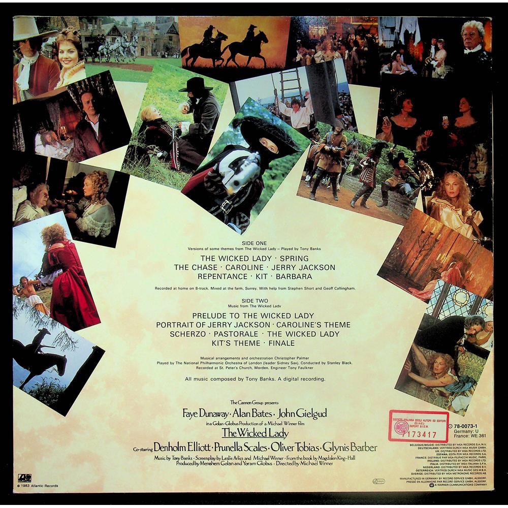 EBOND Tony Banks - The Wicked Lady (Original SoundTrack) Vinile V055091