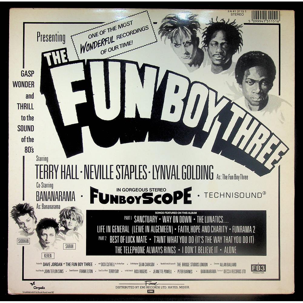 EBOND The Fun Boy Three - The Fun Boy Three Vinile V055098