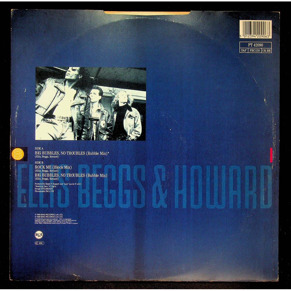 EBOND Ellis, Beggs & Howard - Big Bubbles, No Troubles Vinile V055147
