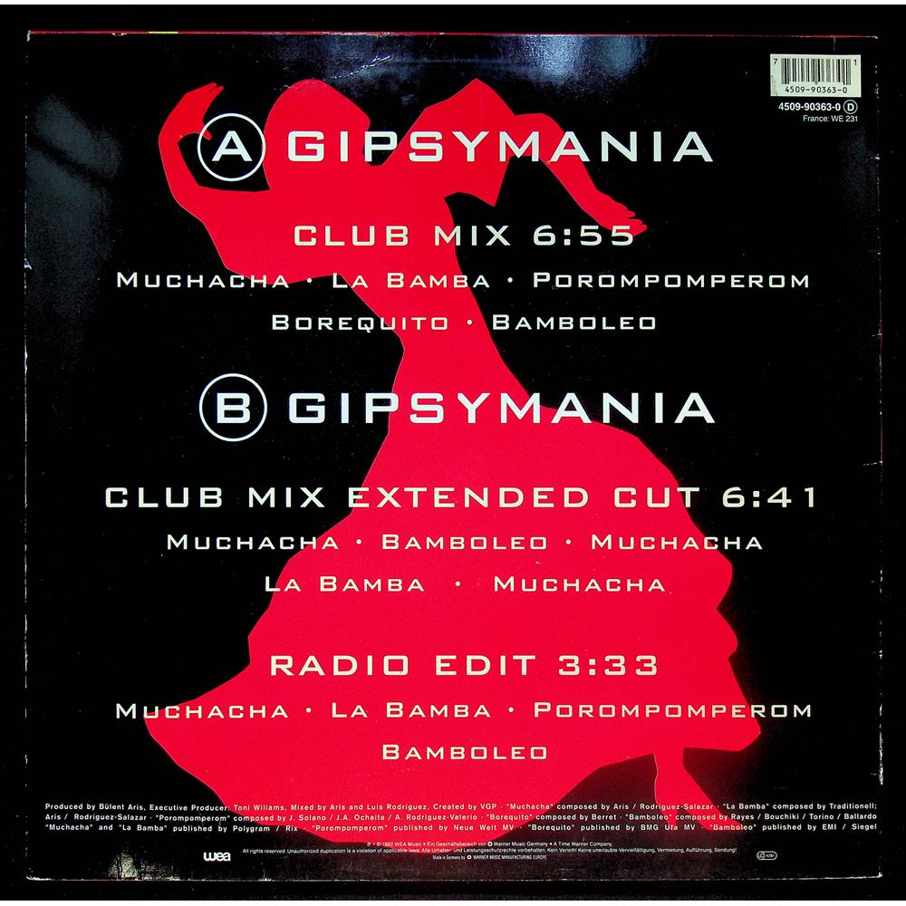 EBOND Los Dukes - Gipsymania Vinile V056038