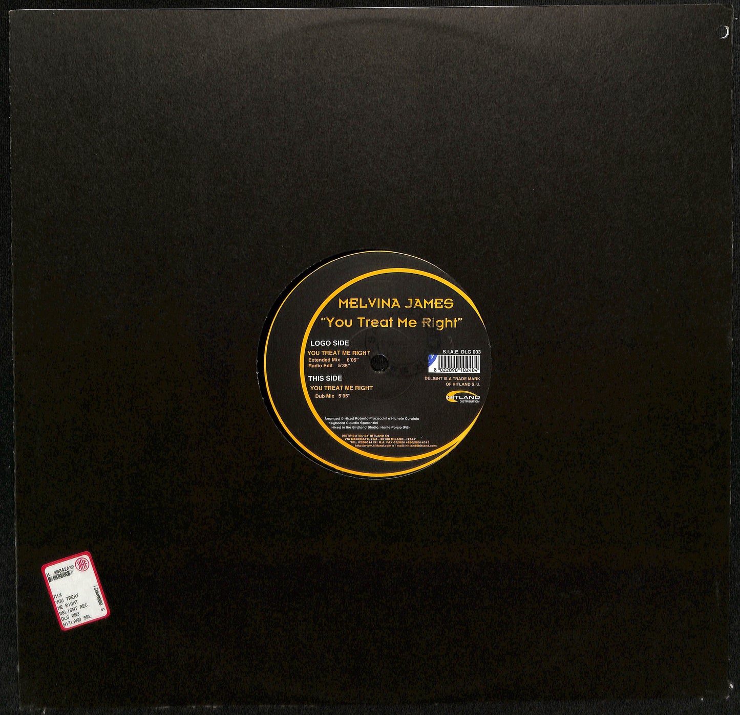 EBOND Melvina James - You Treat Me Right Vinile V064004