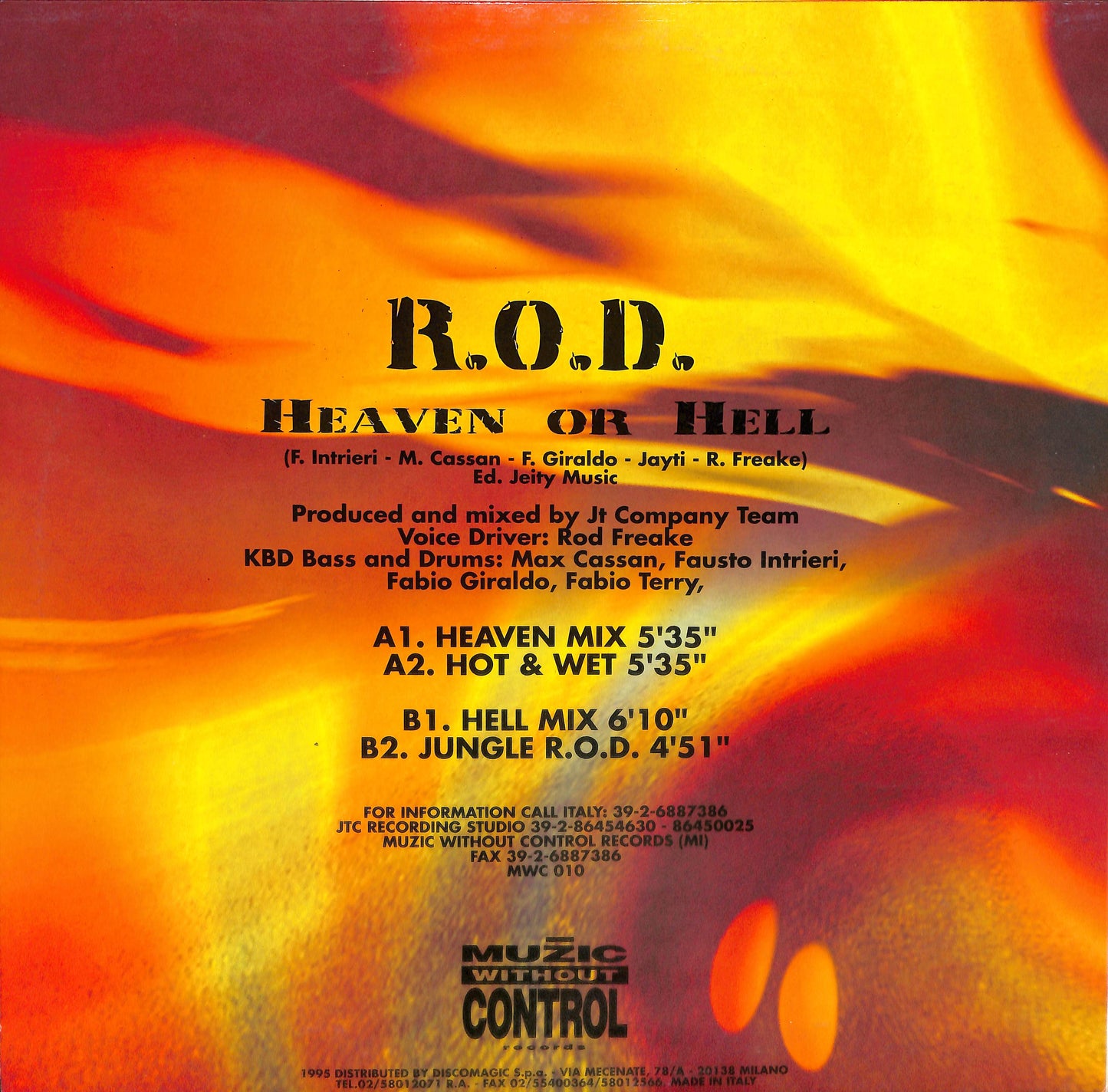 EBOND R.O.D. - Heaven Or Hell Vinile V064011