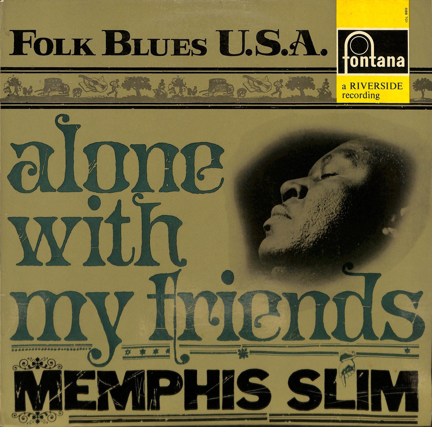 EBOND Memphis Slim - Alone With My Friends Vinile V064035