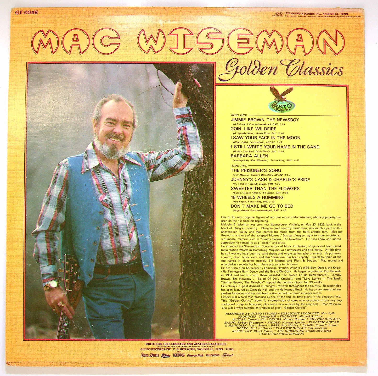 EBOND Mac Wiseman - Golden Classics Vinile V064074