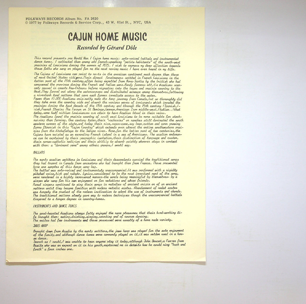 EBOND Various - Cajun Home Music Vinile V064104