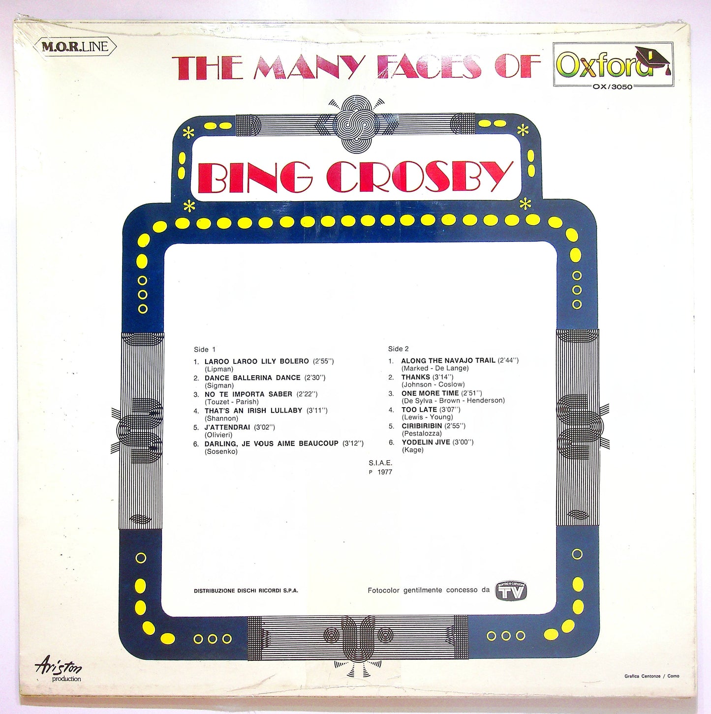 EBOND Bing Crosby - The Many Faces Of Bing Crosby Vinile V065016