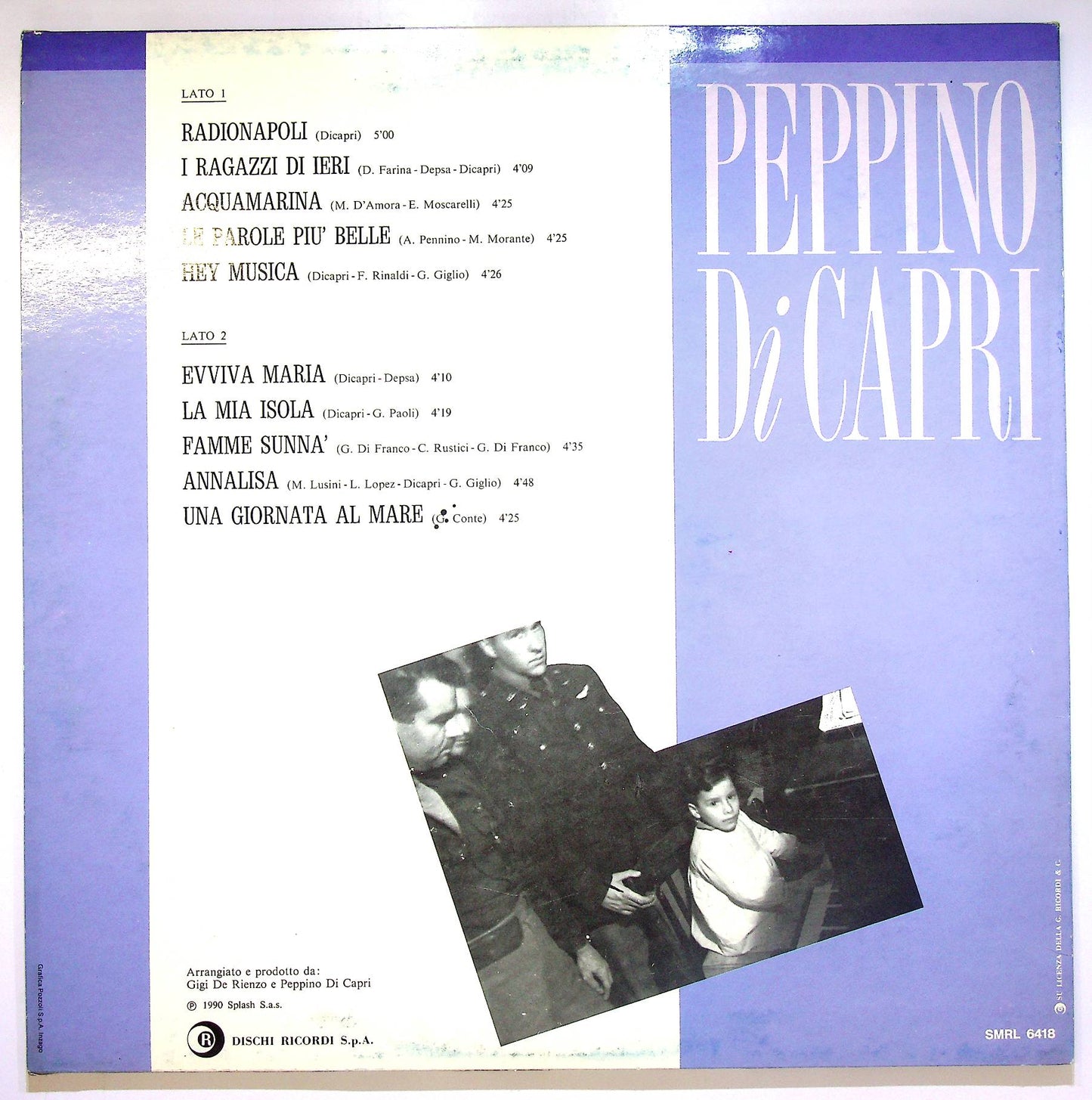 EBOND Peppino Di Capri - I Ragazzi Di Ieri Vinile V065046