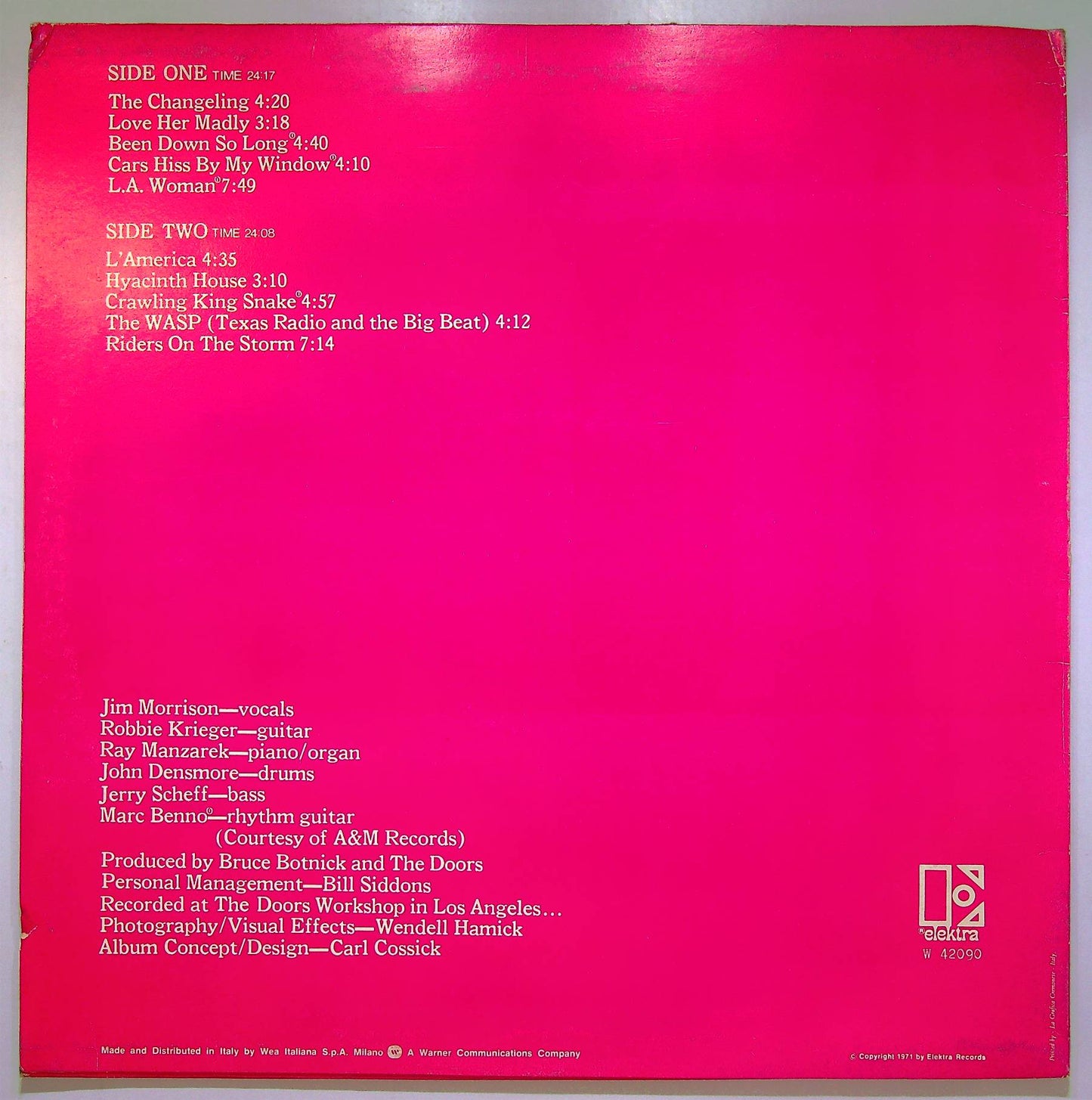 EBOND The Doors - L.A. Woman (Red Labels) Vinile V065048