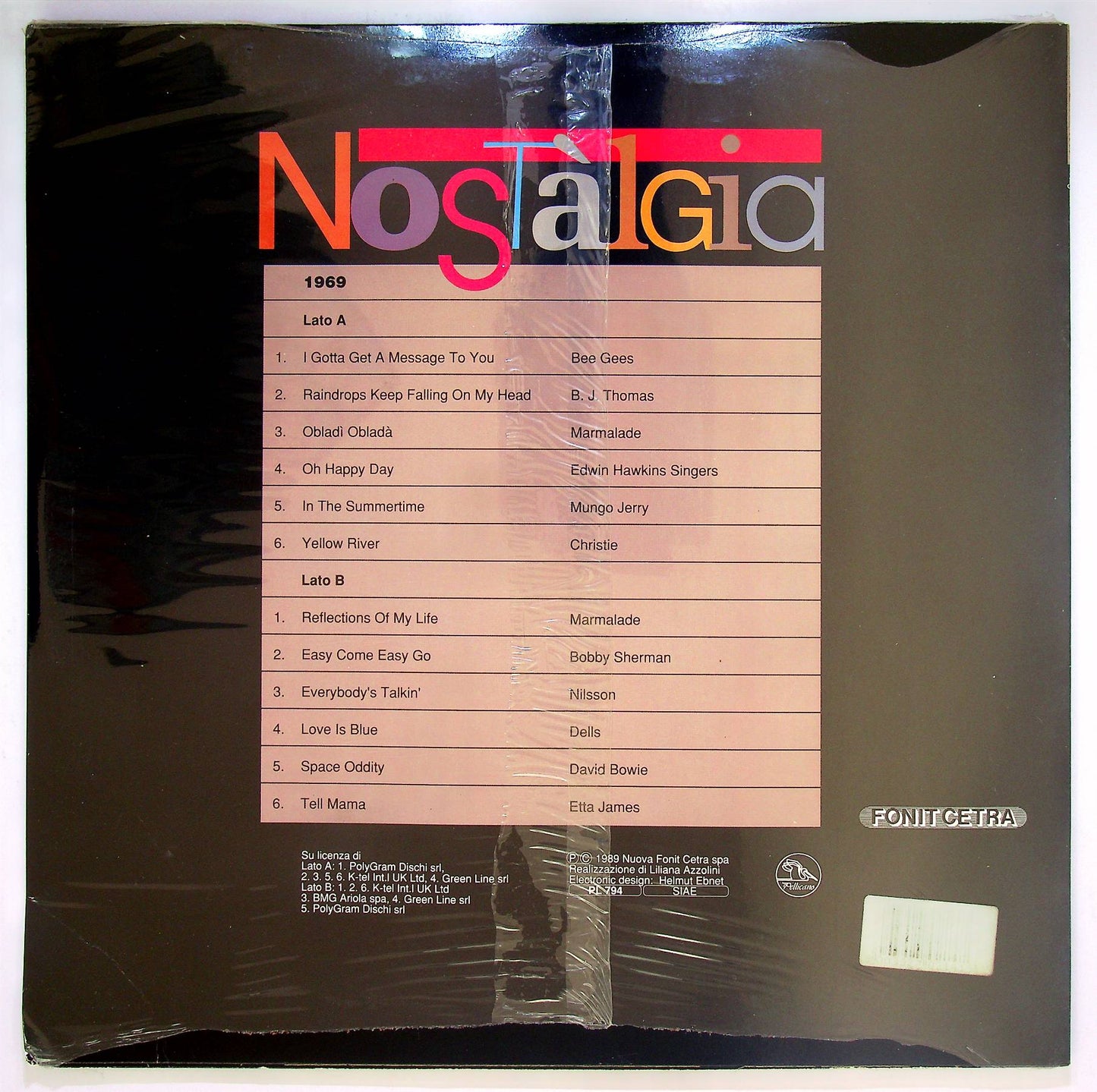 EBOND Various - Nostalgia '69 Vinile V065084