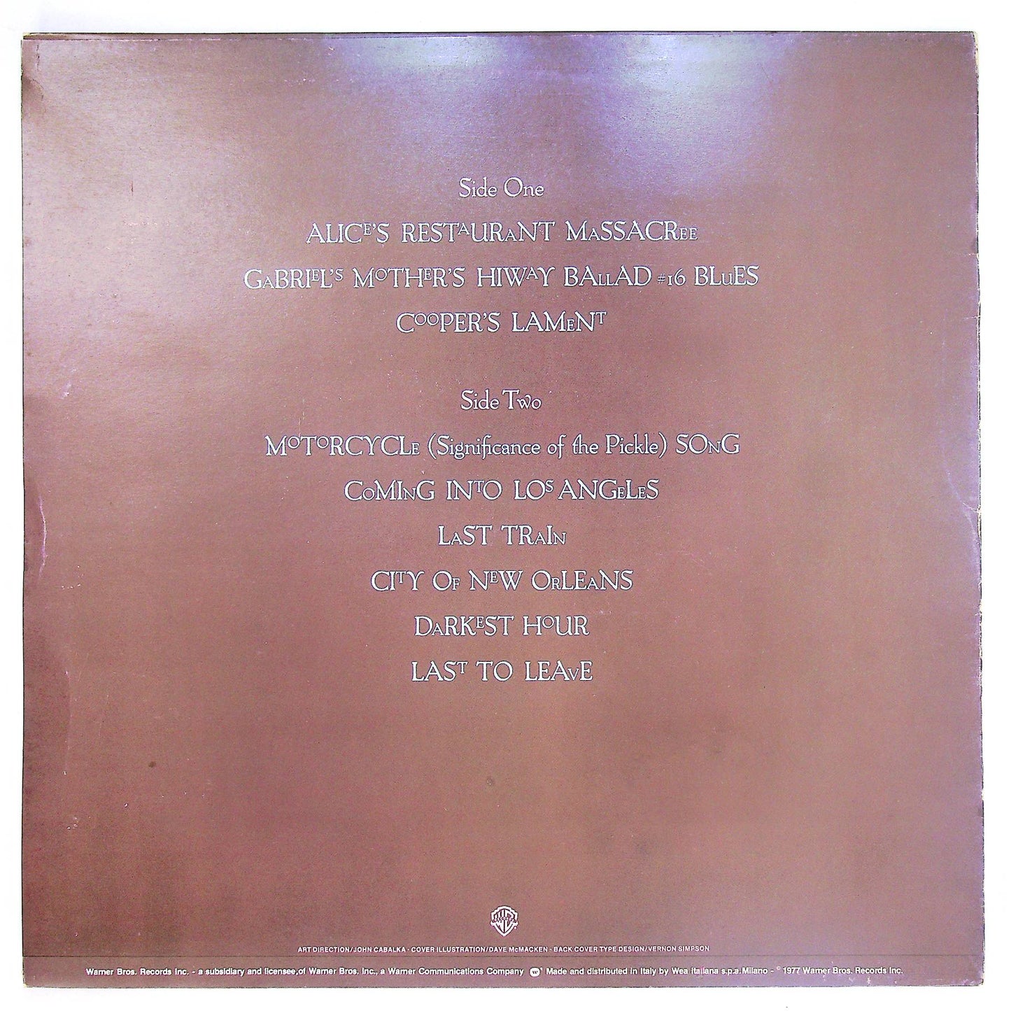 EBOND Arlo Guthrie - The Best Of Arlo Guthrie Vinile V065094