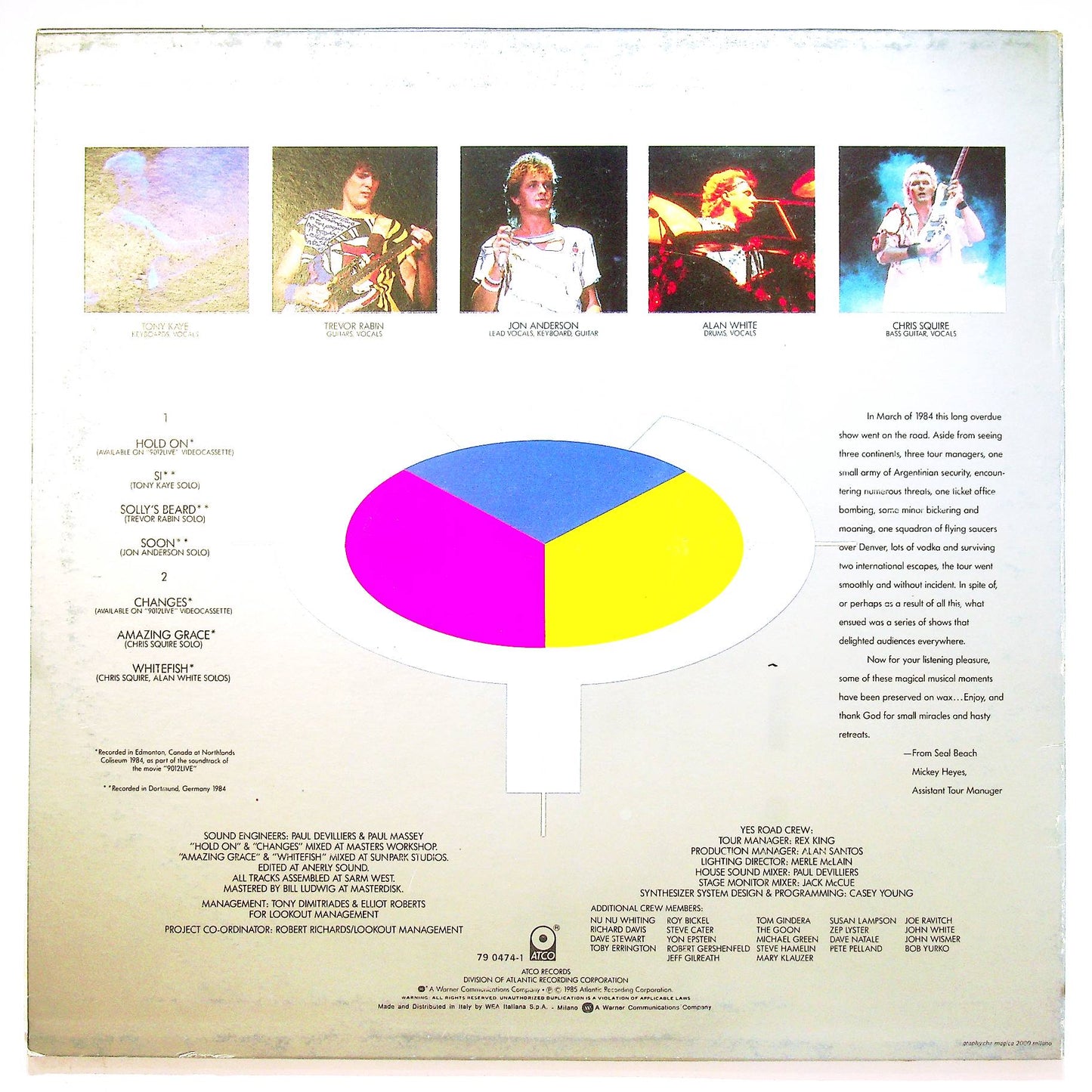 EBOND Yes - 9012Live - The Solos Vinile V065105