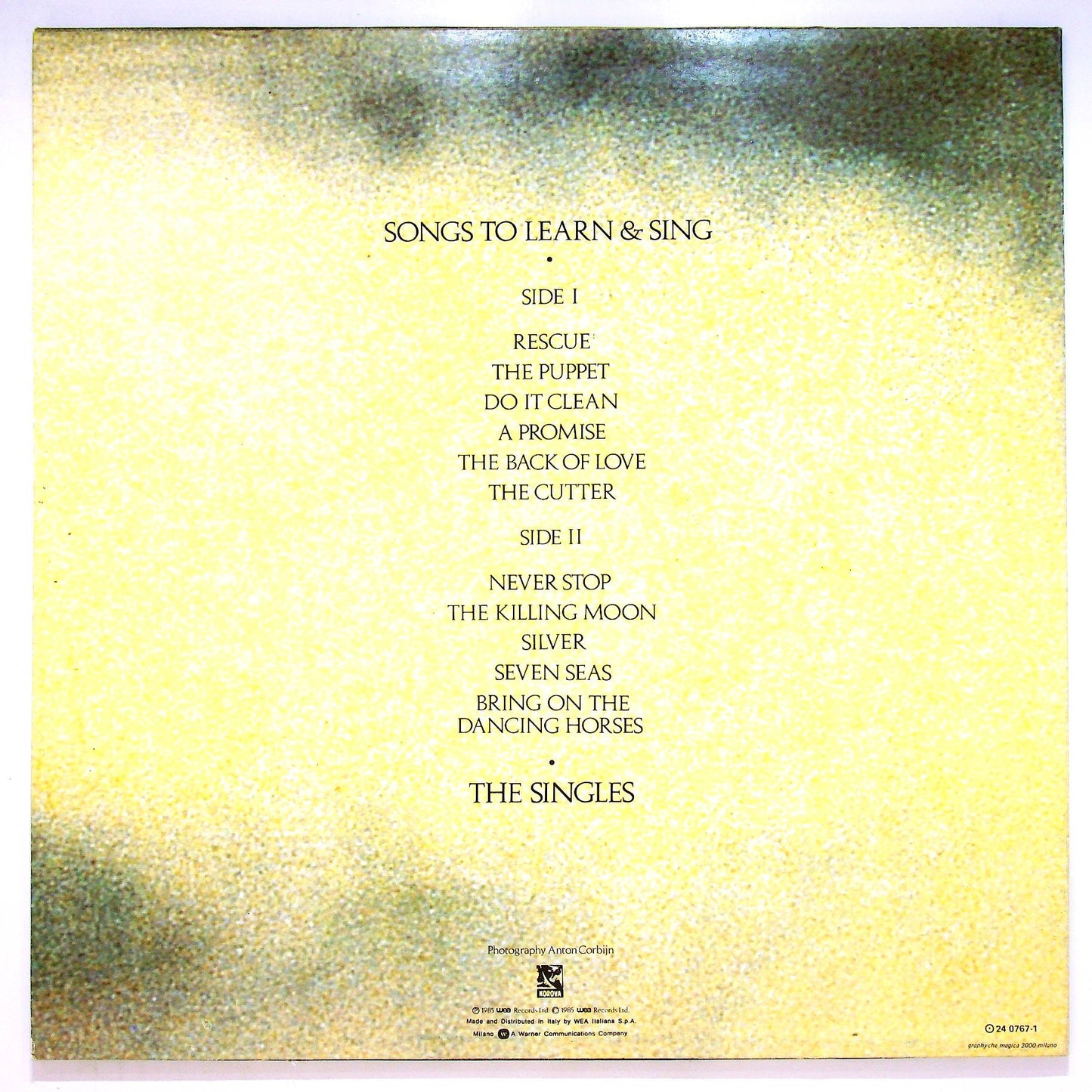 EBOND Echo & The Bunnymen - Songs To Learn & Sing Vinile V065128