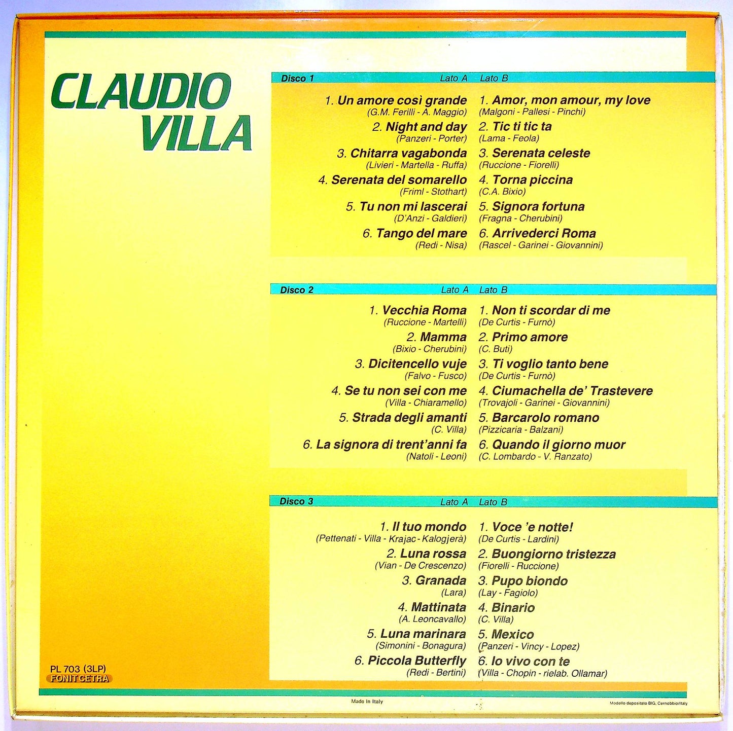 EBOND Claudio Villa - Claudio Villa Vinile V066019