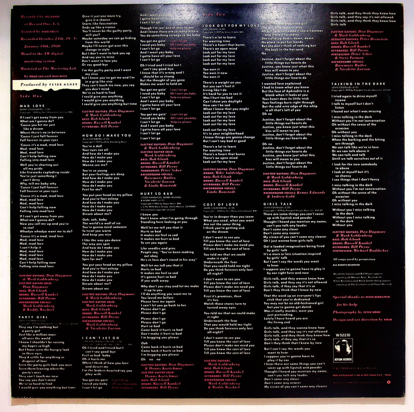 EBOND Linda Ronstadt - Mad Love Vinile V066021