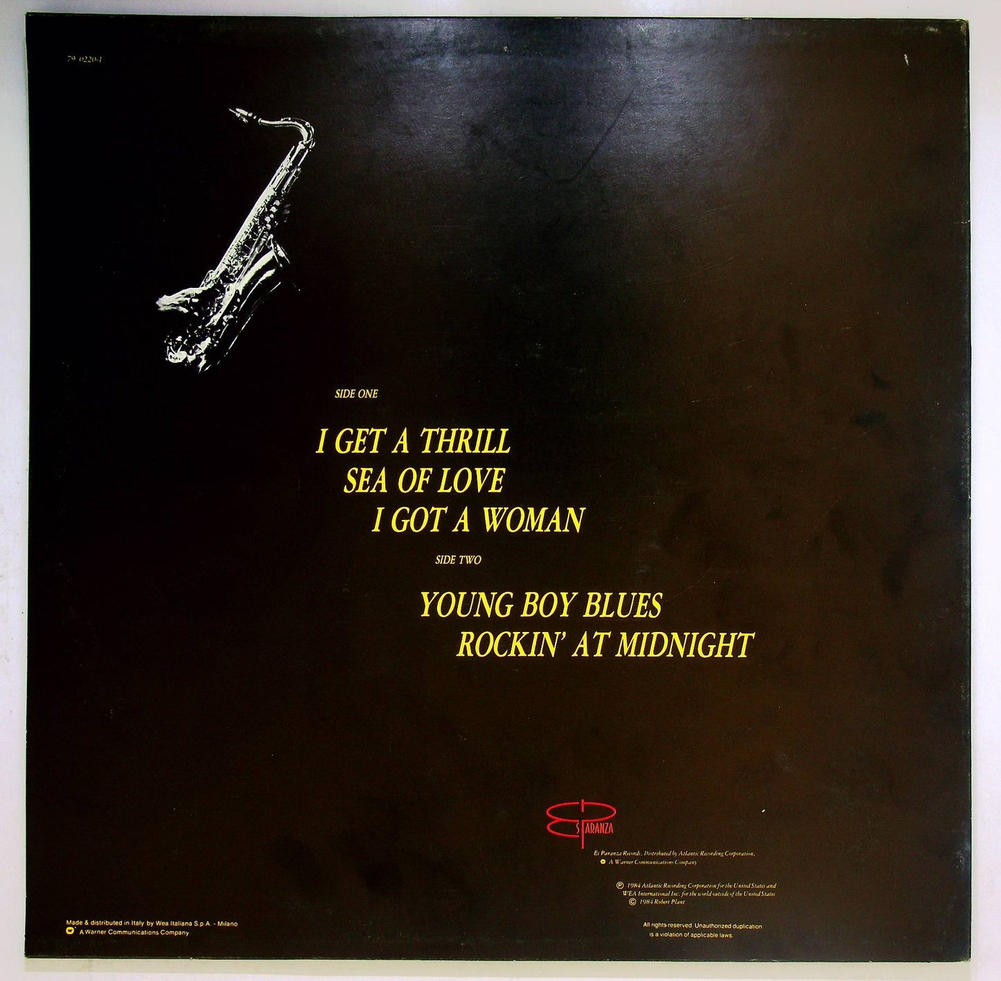 EBOND The Honeydrippers - Volume One Vinile V066036