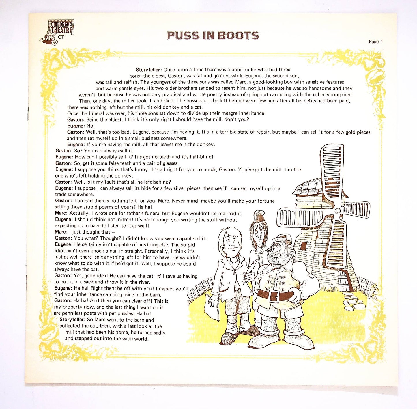 EBOND Childrens Theatre - Puss in Boots / The Ugly Duckling Vinile V066041