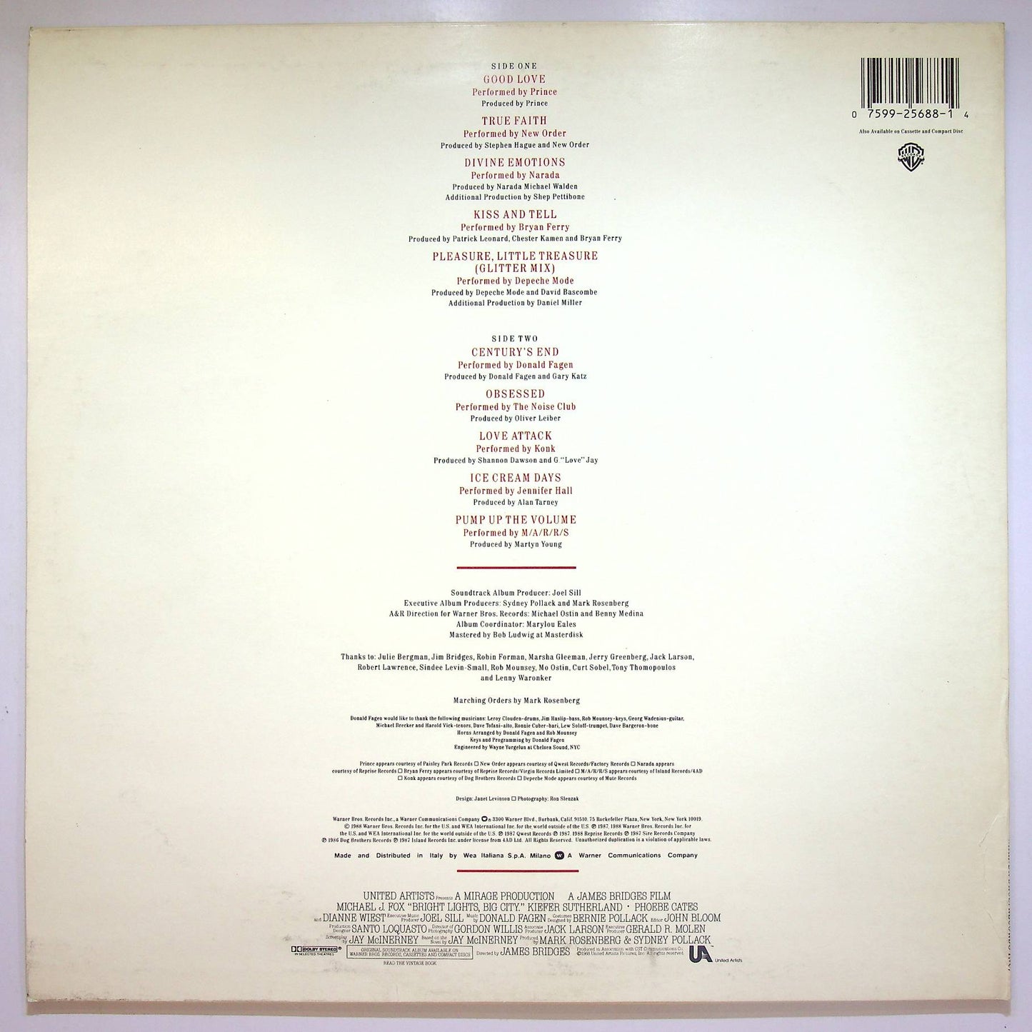 EBOND Various - Bright Lights, Big City Vinile V066067