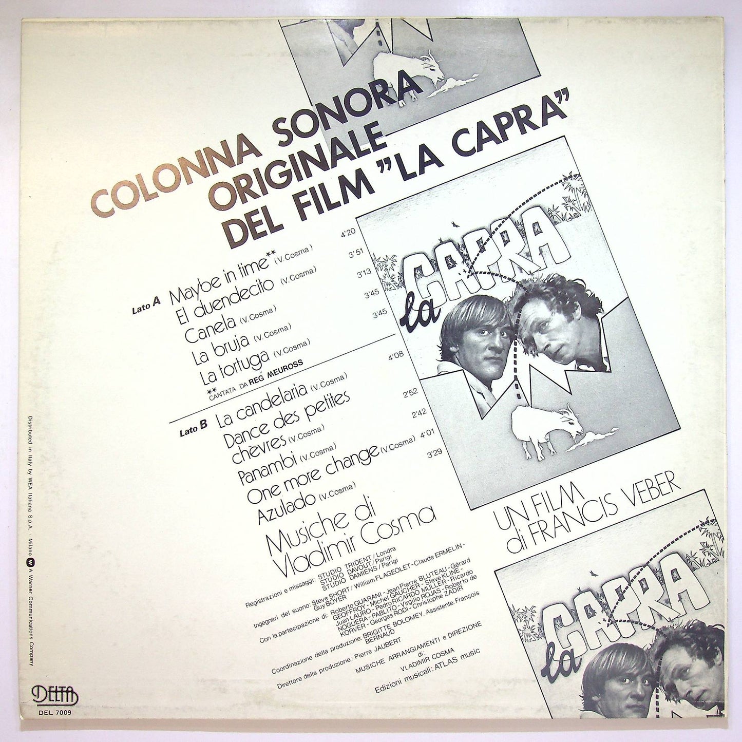 EBOND Vladimir Cosma - Colonna Sonora Film La Capra Vinile V066096