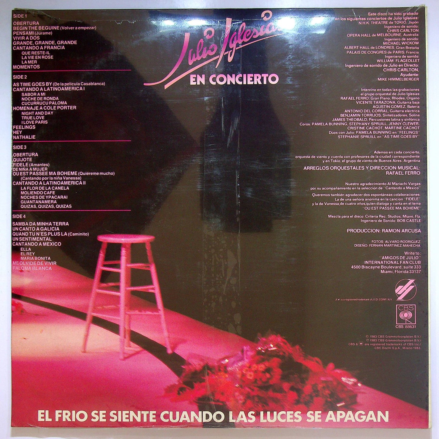 EBOND Julio Iglesias - En Concierto Vinile V066126