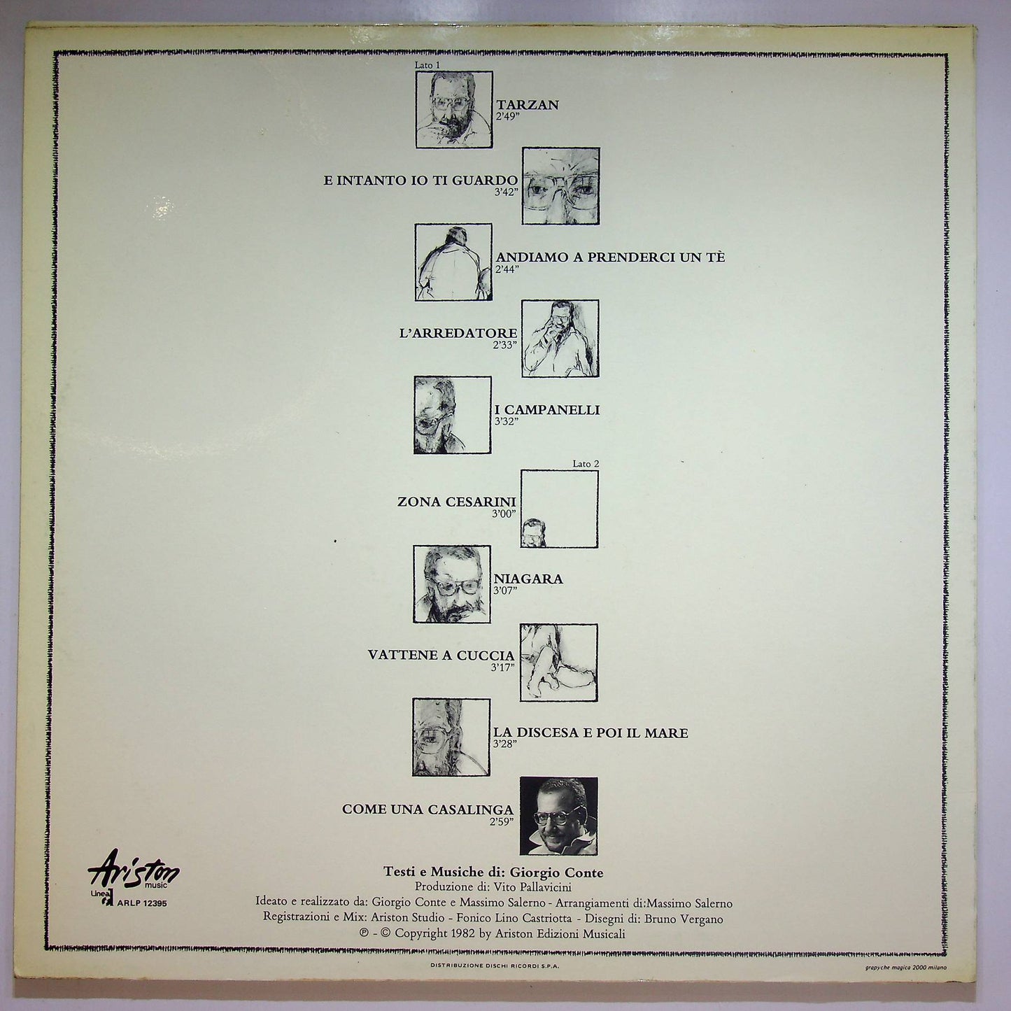 EBOND Giorgio Conte - Zona Cesarini Vinile V066131