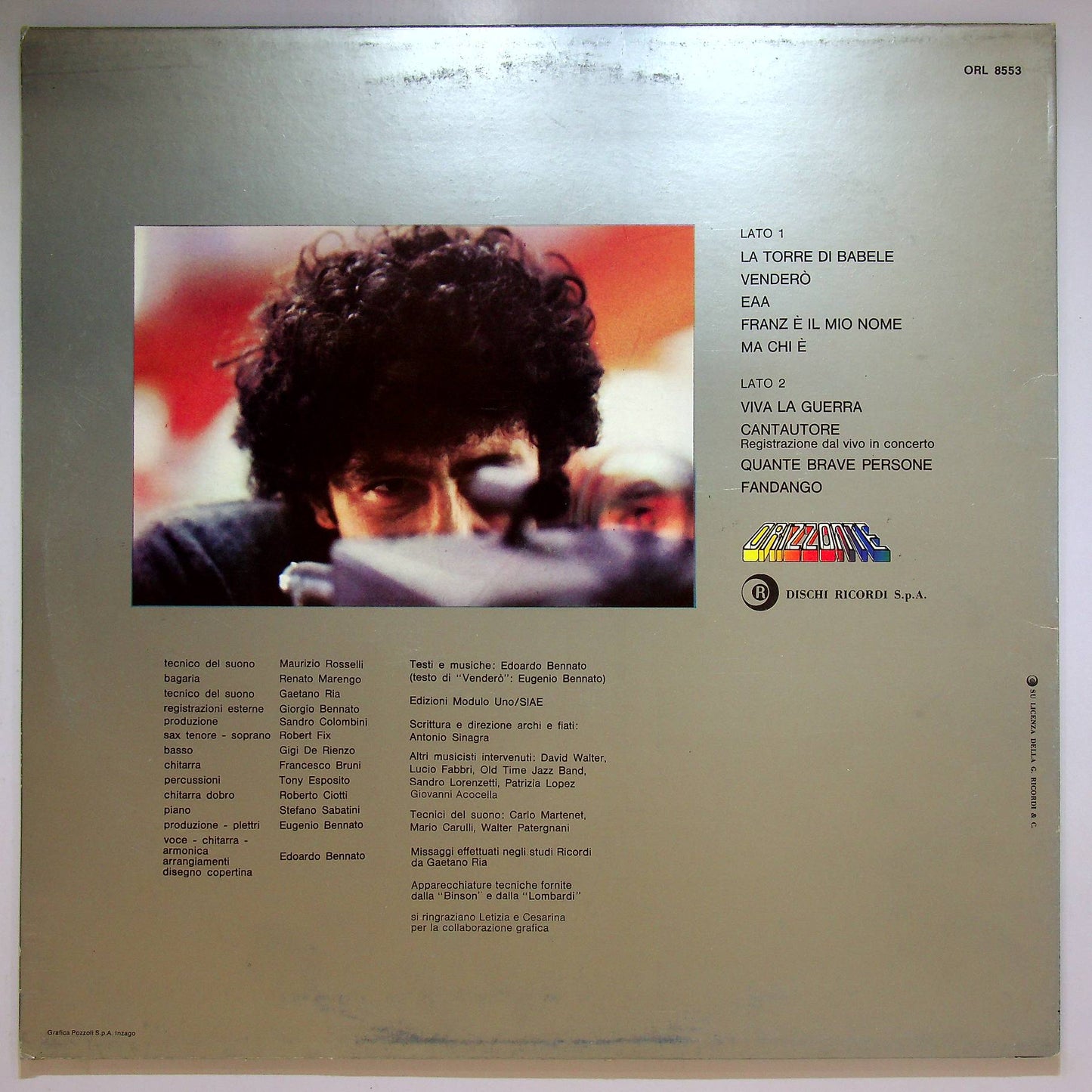 EBOND Edoardo Bennato - La Torre Di Babele Vinile V066145