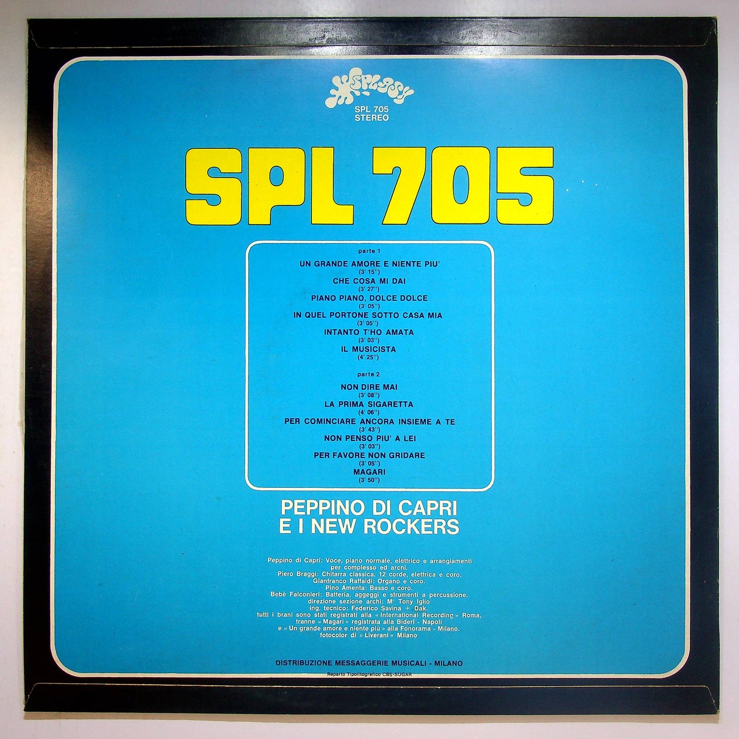 EBOND Peppino Di Capri & I New Rockers Vinile V067007