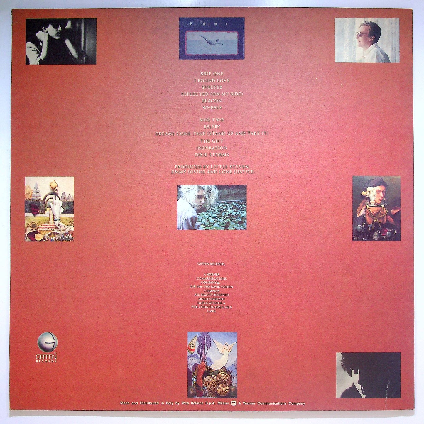 EBOND Lone Justice - Shelter Vinile V067041
