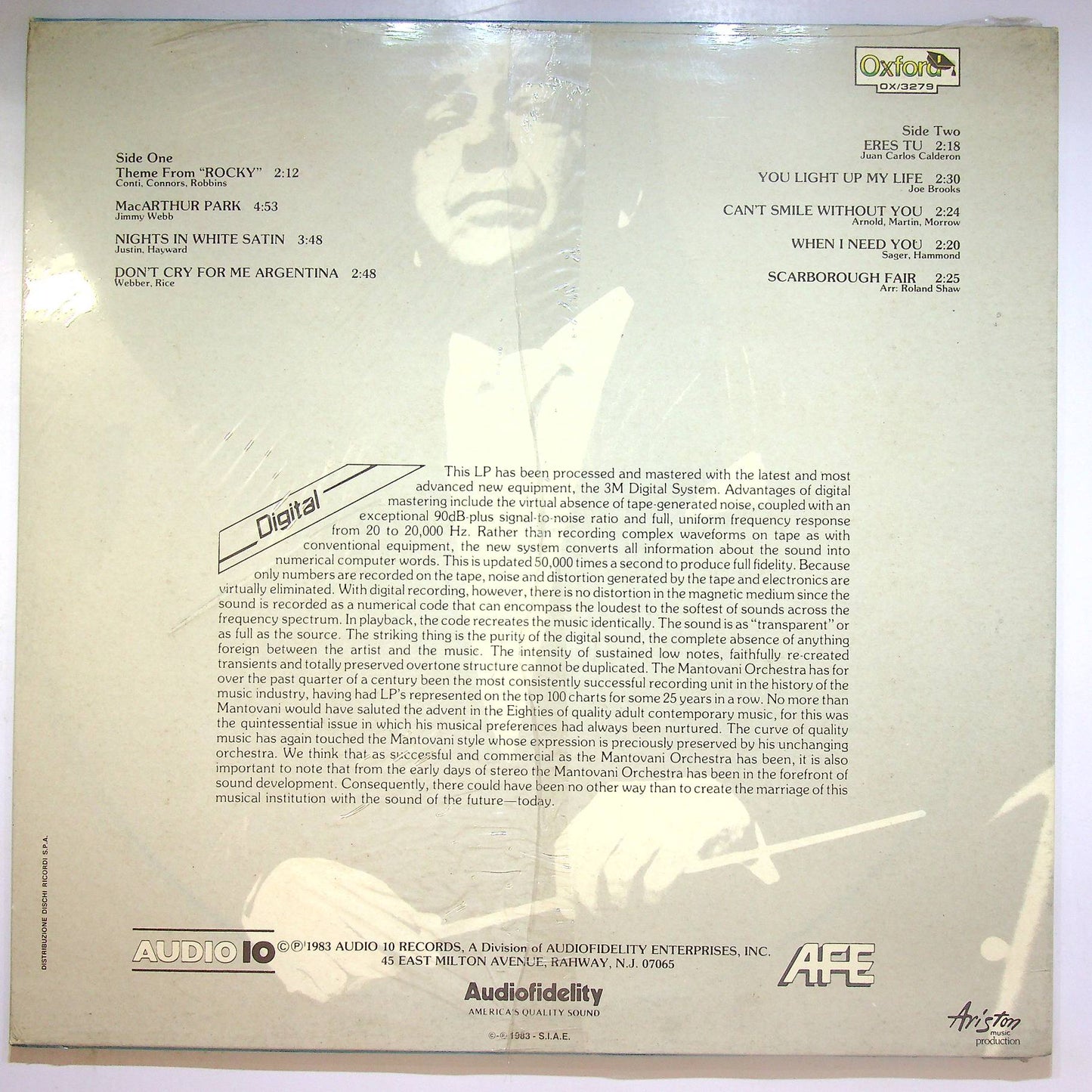 EBOND Mantovani And His Orchestra - A Legend Of Music Vol. 1 Vinile V067064