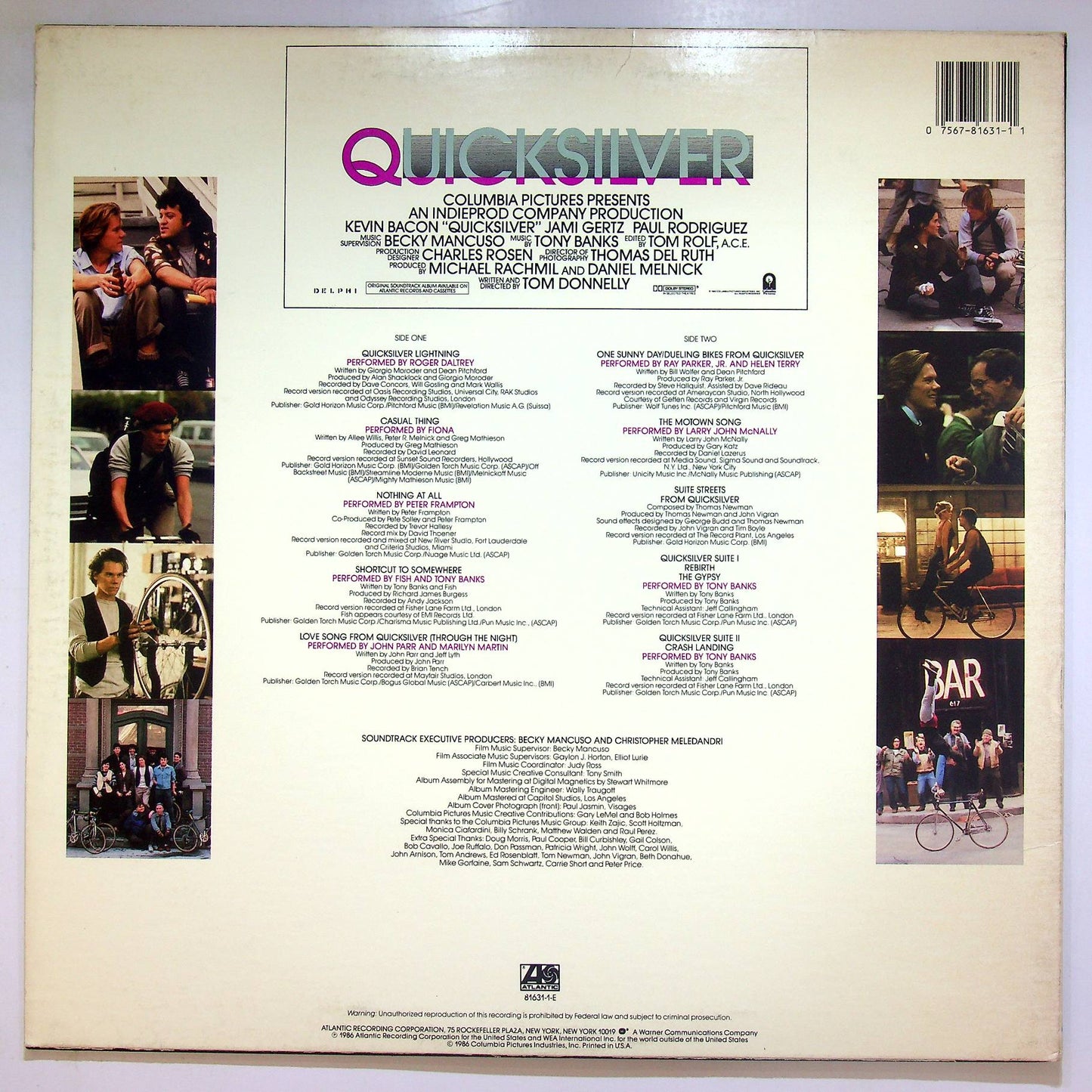 EBOND Various - Quicksilver (Original Motion Picture Soundtrack) Vinile V067072