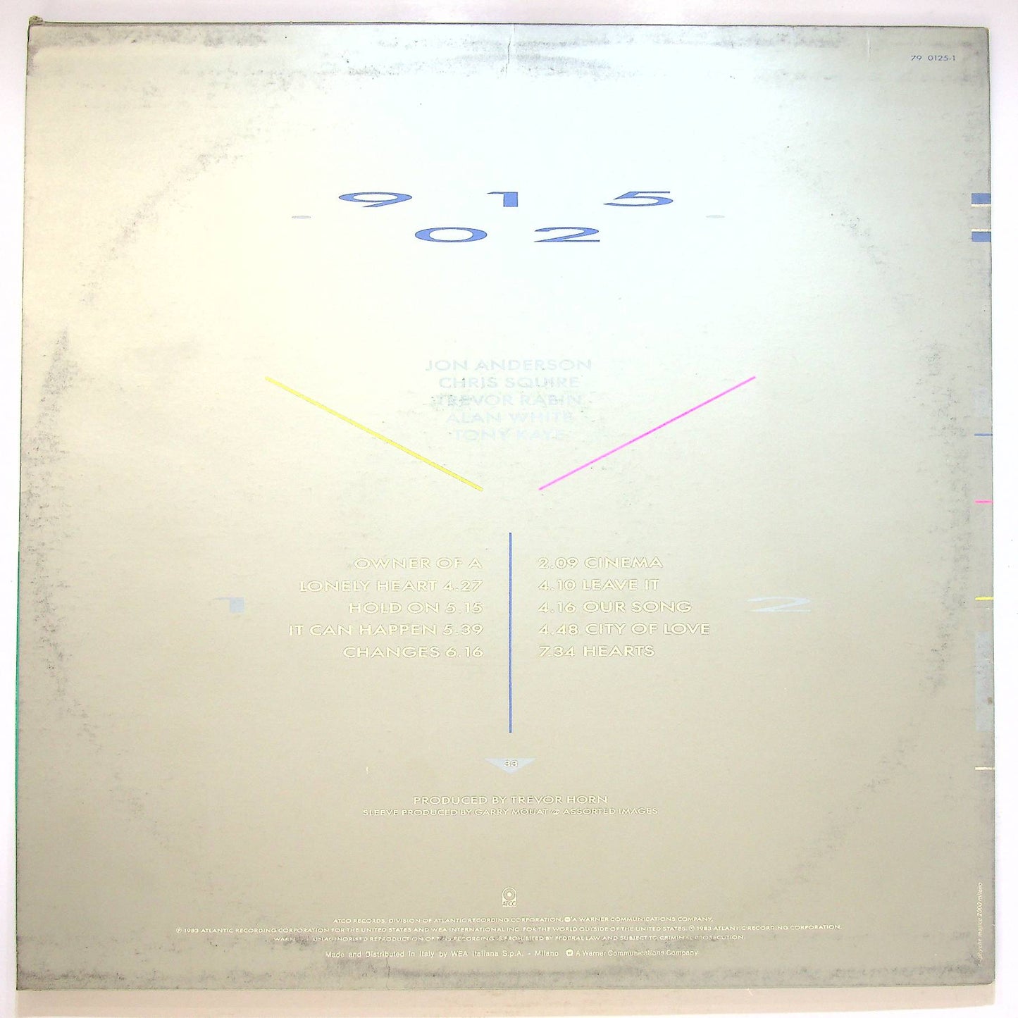 EBOND Yes - 90125 Vinile V067105