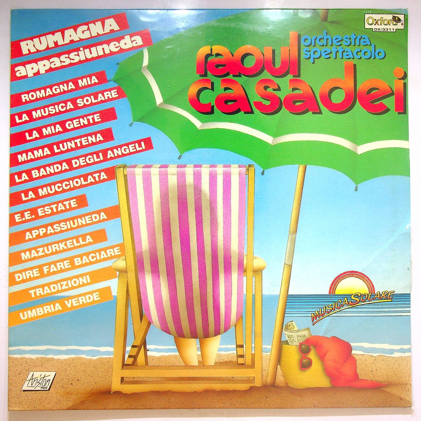 EBOND Orchestra Spettacolo Raoul Casadei - Romagna Appassiuneda Vinile V067125