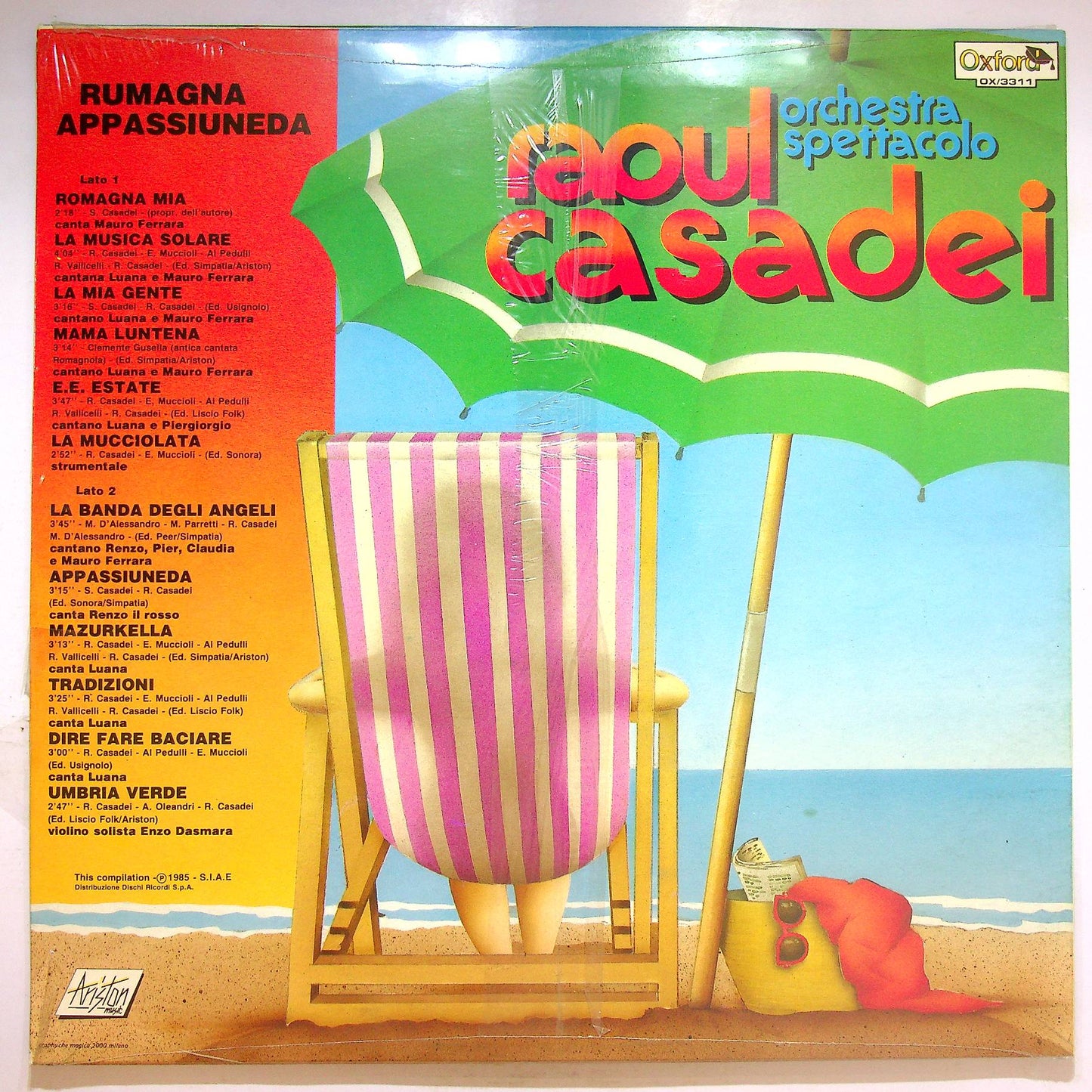 EBOND Orchestra Spettacolo Raoul Casadei - Romagna Appassiuneda Vinile V067125