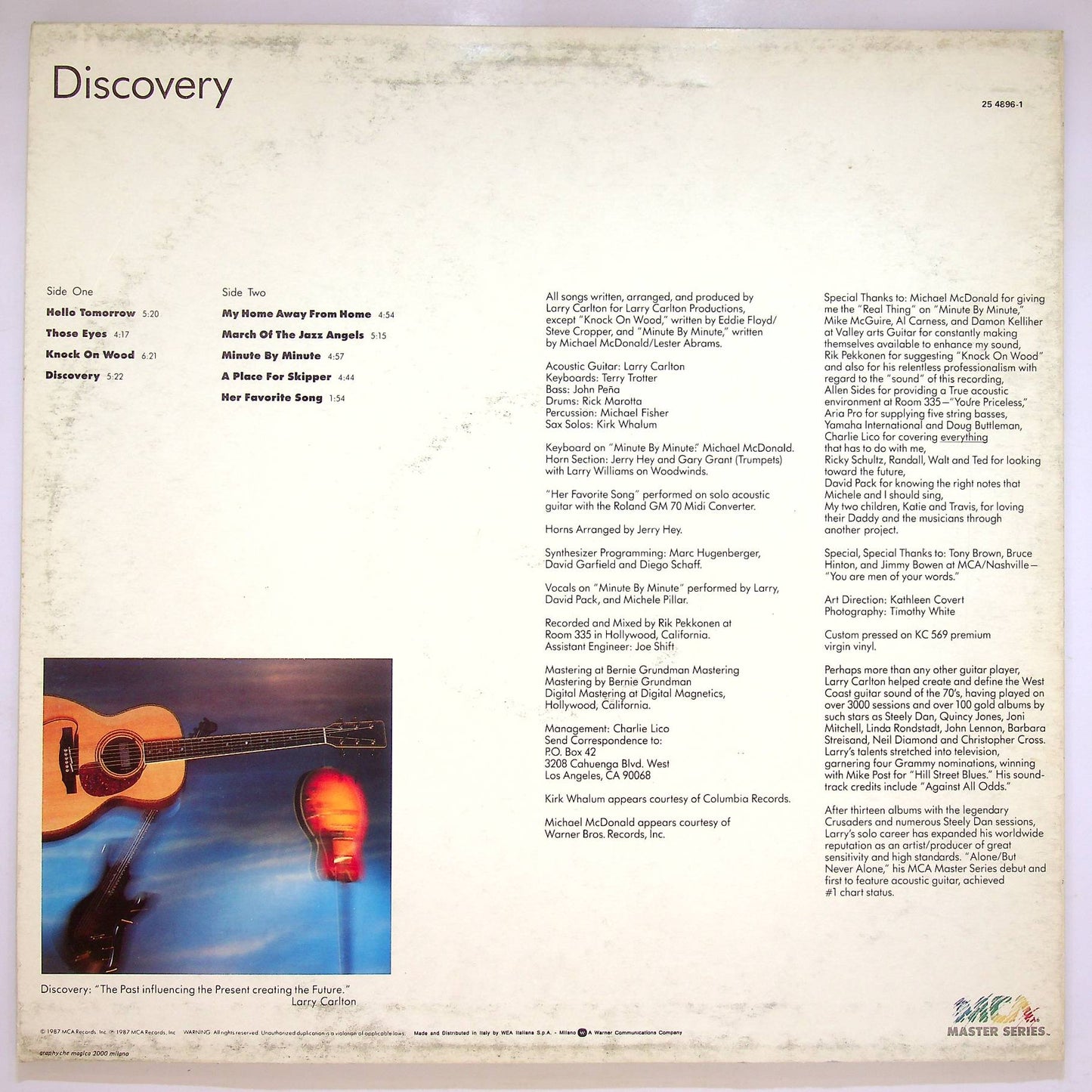 EBOND Larry Carlton - Discovery Vinile V067140