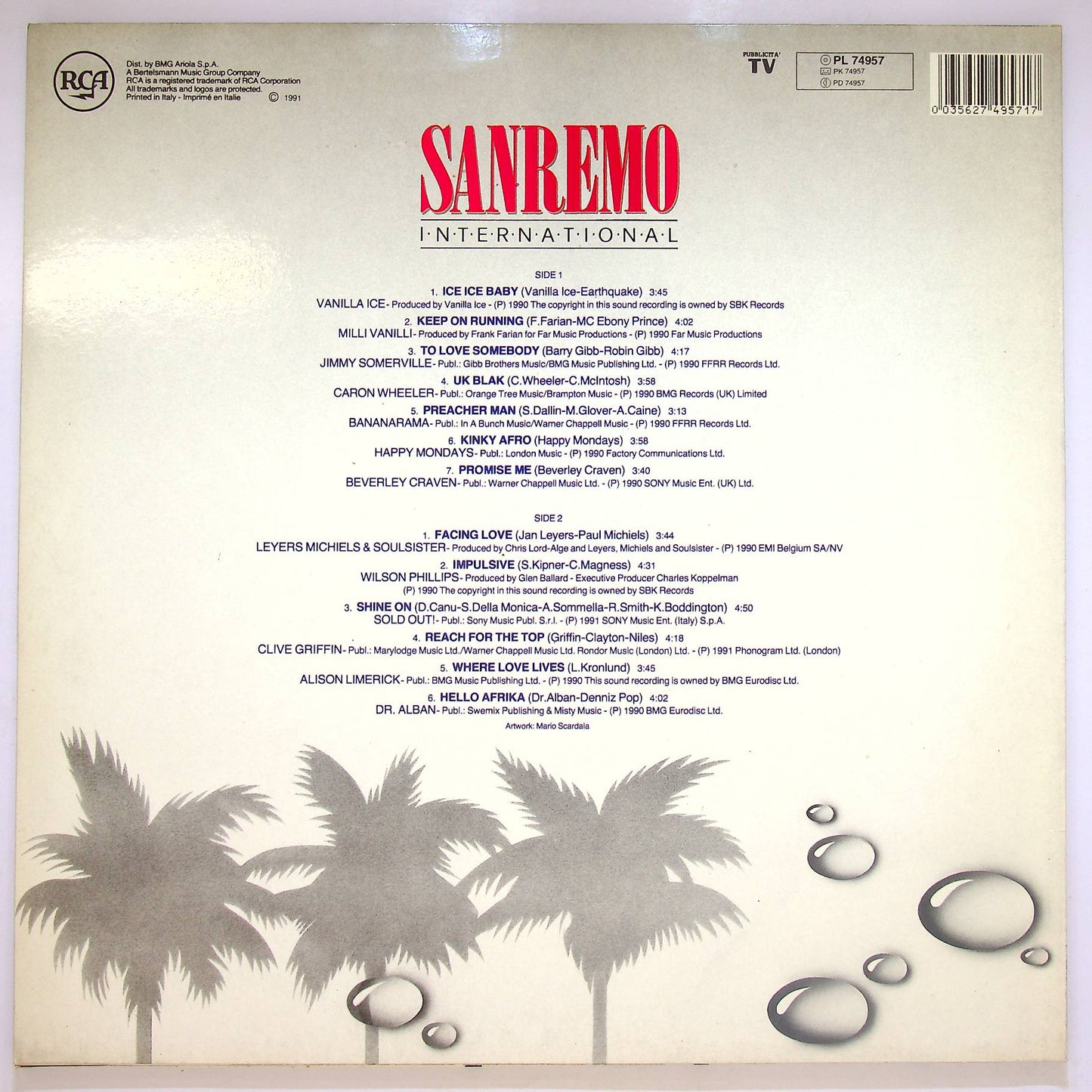 EBOND Various - Sanremo International Vinile V067142