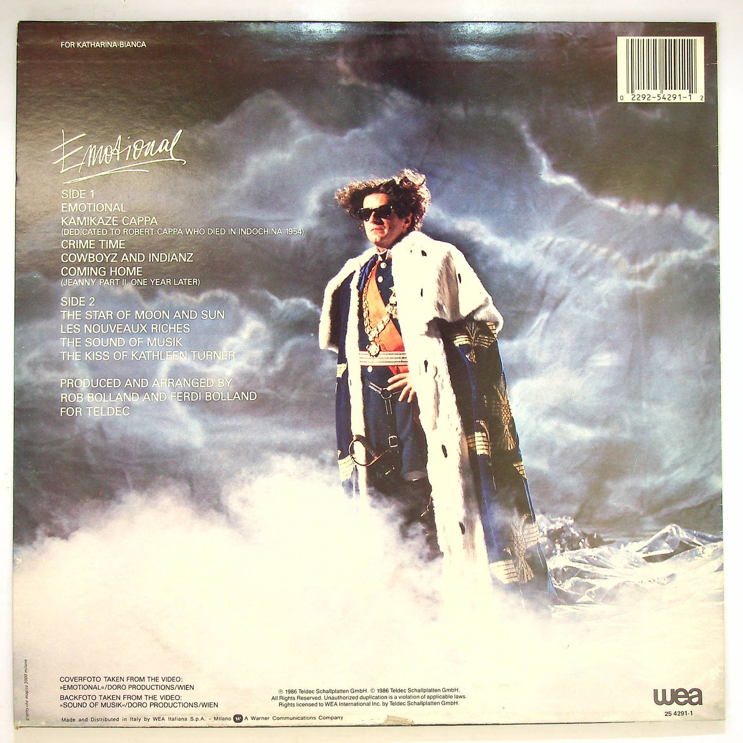 EBOND Falco - Emotional Vinile V068005