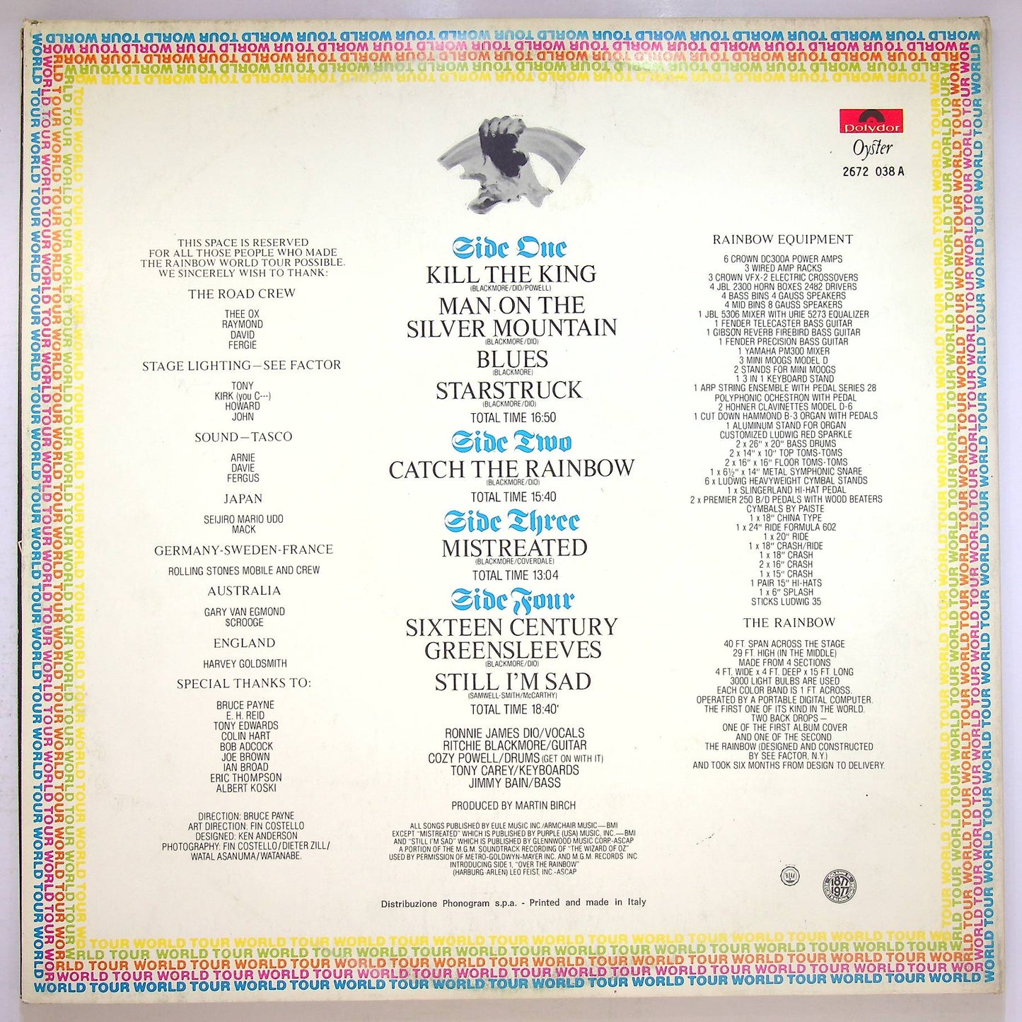 EBOND Rainbow - On Stage Vinile V068018