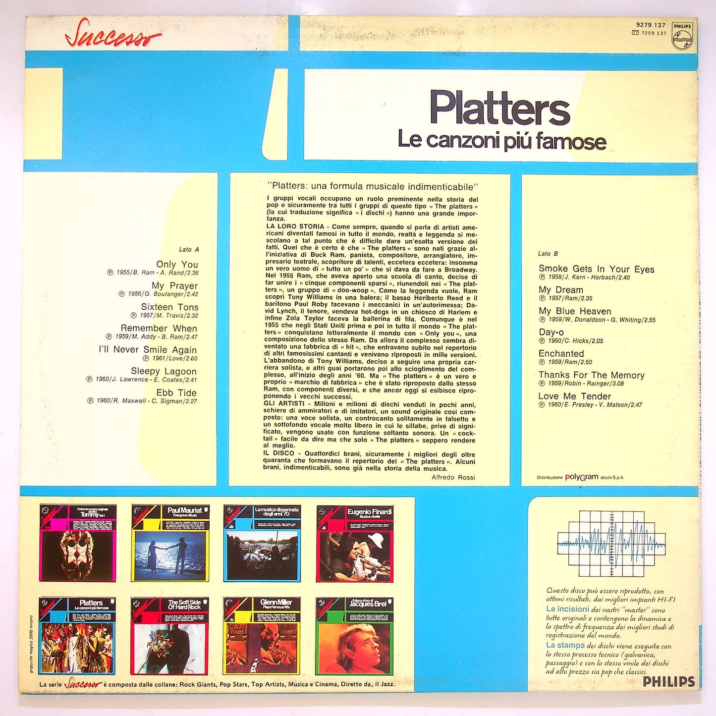 EBOND Platters - Le Canzoni Piu Famose Vinile V068038