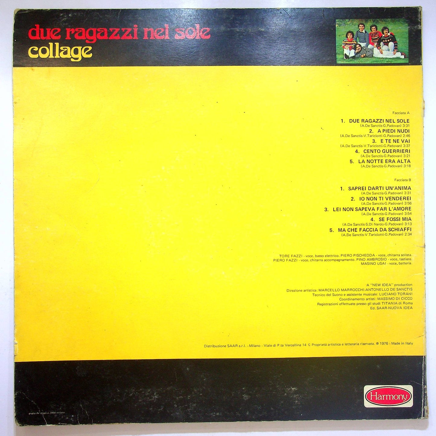 EBOND Collage - Due Ragazzi Nel Sole Vinile V068059