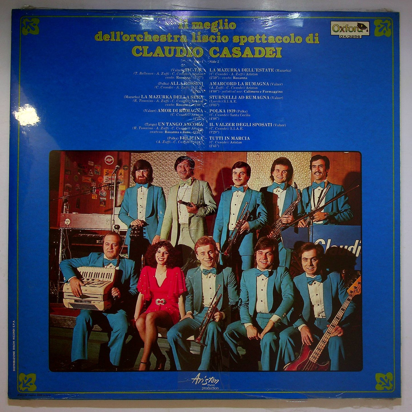 EBOND Il Meglio Dell'Orchestra Liscio Spettacolo Claudio Casadei Vinile V068068