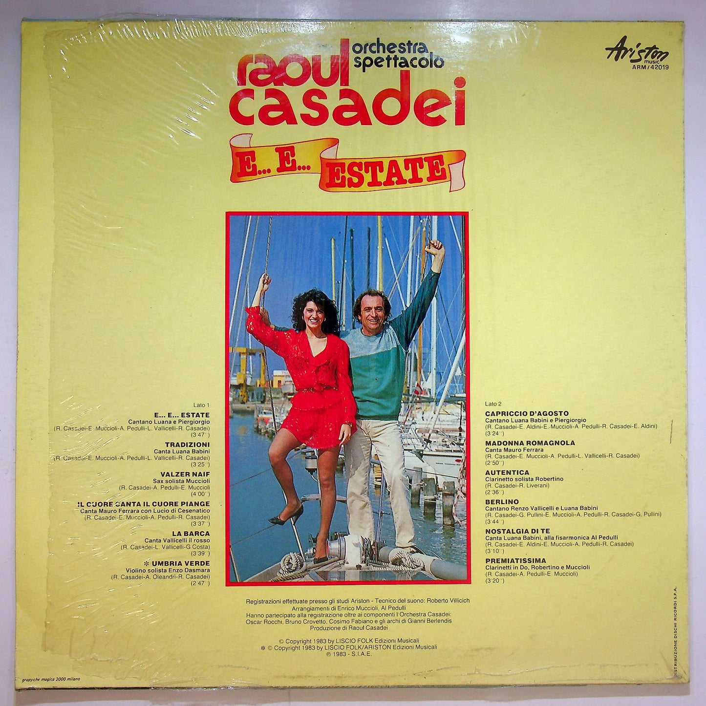 EBOND Orchestra Spettacolo Raoul Casadei - E... E... Estate Vinile V068069